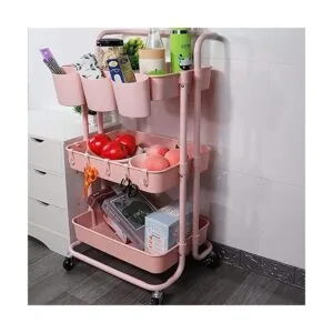 Piowio Carrito rodante de 3 niveles organizador