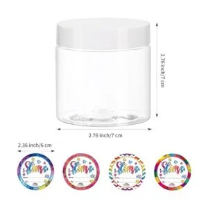 Habbi Paquete de 24 recipientes de slime de 6 onzas con