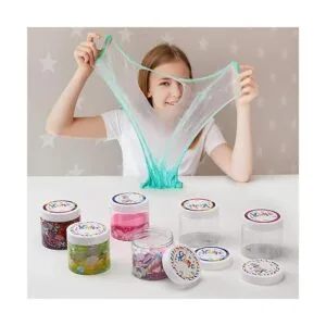 Habbi Paquete de 24 recipientes de slime de 6 onzas con