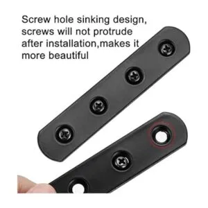 Sumnacon 8 piezas de placa plana de acero inoxidable