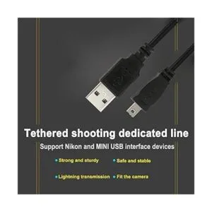 Cable USB de fecha de repuesto para cámara Nikon Coolpix L_2