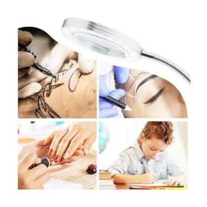JimKing Lupa lámpara de escritorio de luz de tatuaje luz