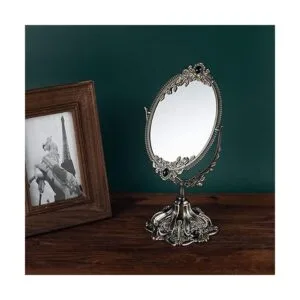 Feyarl Espejo de maquillaje vintage de 11.2 pulgadas