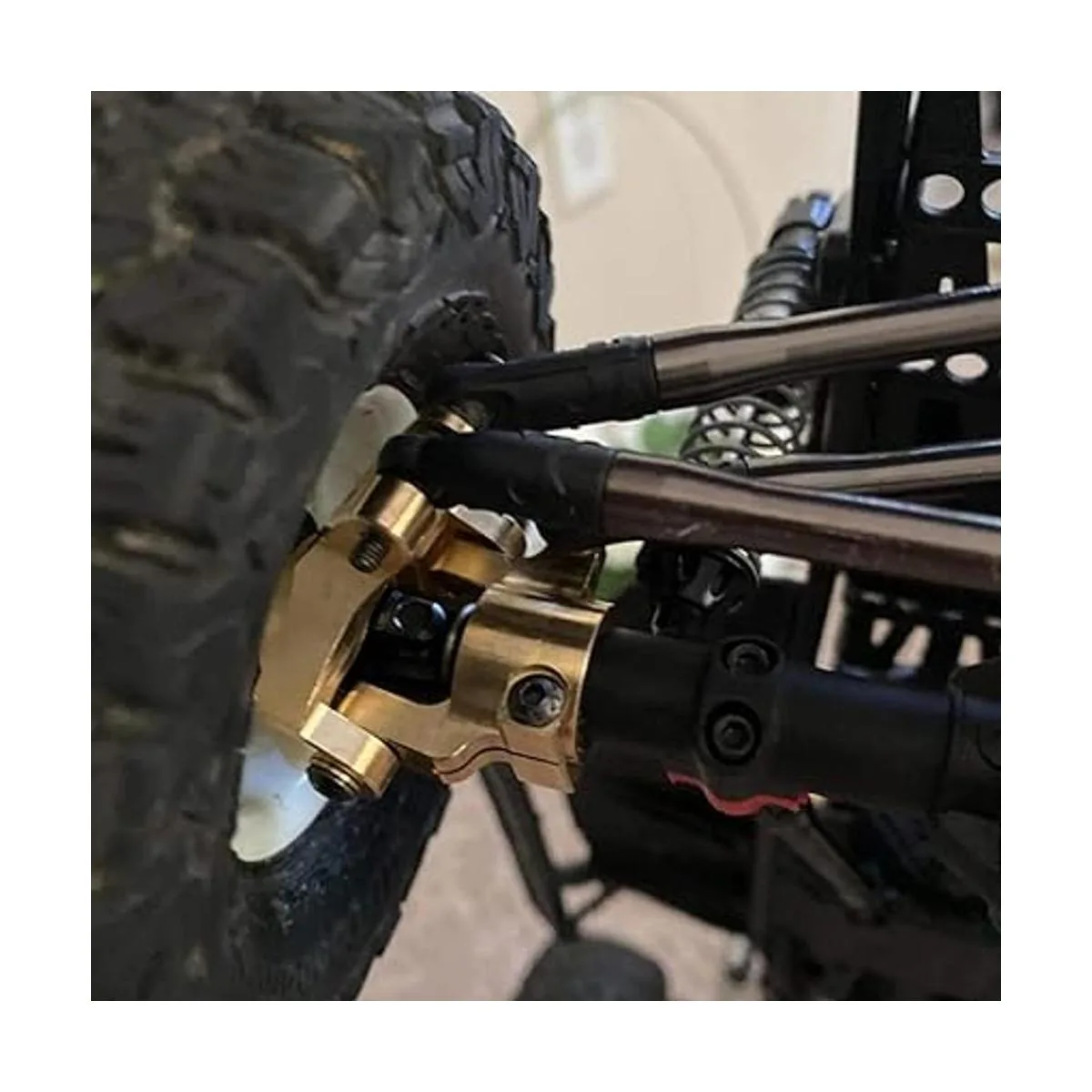 1 par de pesas de latón para eje delantero de coche CHub