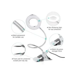 JimKing Lámpara de escritorio con luz de tatuaje luz de_2