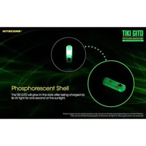 Nitecore Tiki GITD Linterna recargable USB de 300 lúmenes_4