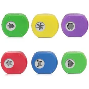 Juego de 12 tijeras creativas y perforadoras findTop para