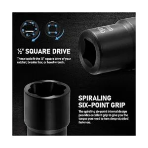 Juego de herramientas de enchufe giratorio juego de_3