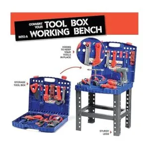 Play22 Juego de 76 bancos de trabajo para niños juego de_4