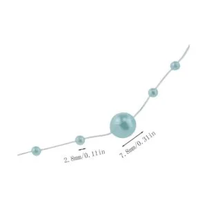 Eoutstanding Guirnalda de perlas artificiales 98.4 ft_2