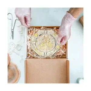 4 piezas de silicona gran cenicero resina molde cuadrado