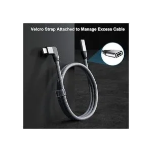 Itramax Cable de extensión USB C de ángulo recto de 0.66_5