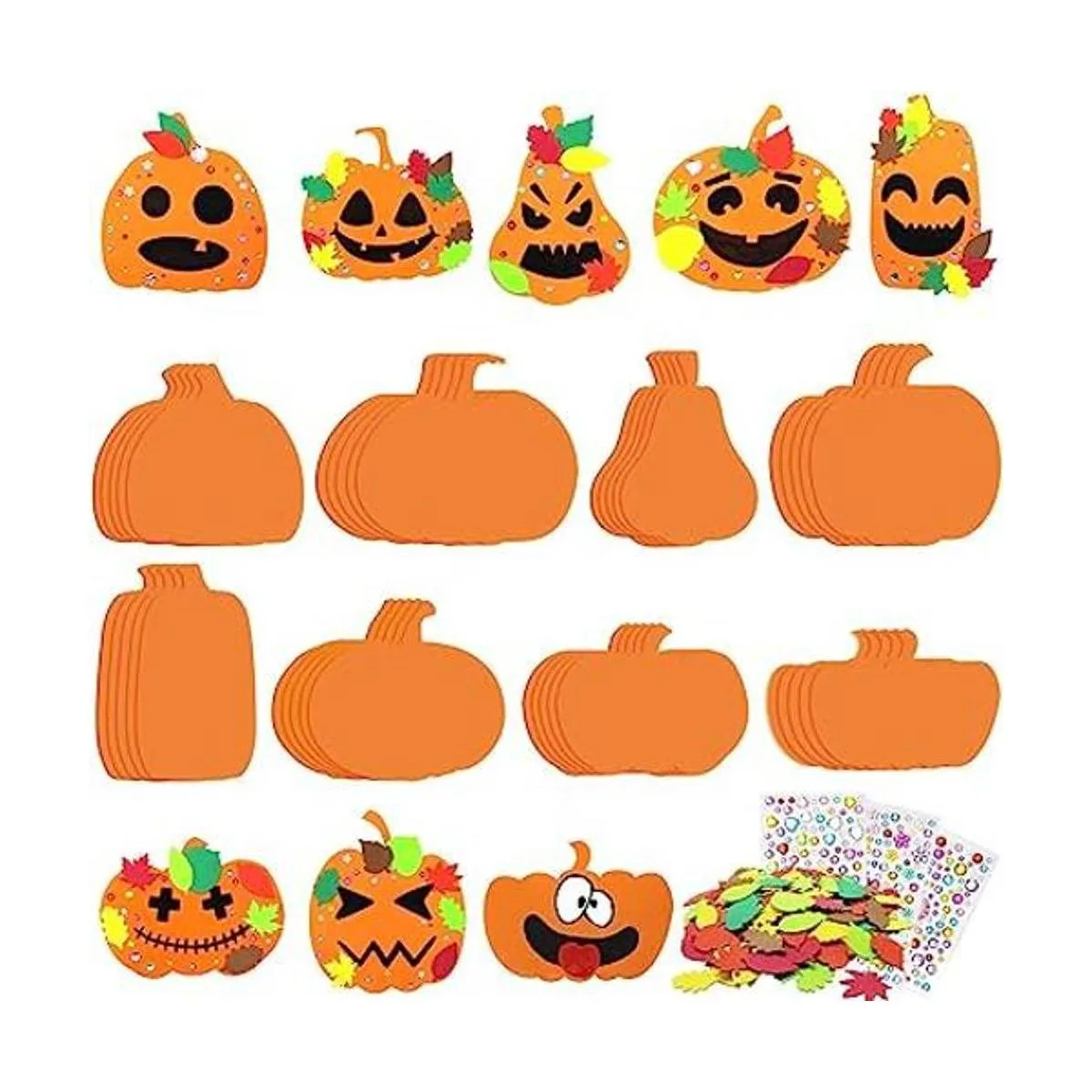 40 piezas de espuma de Halloween kit de manualidades de