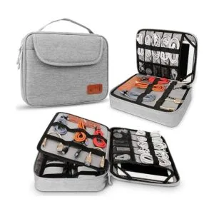 HOLIMET Bolsa organizadora de cables bolsa de accesorios