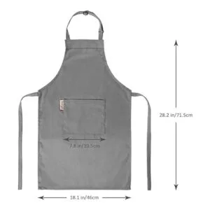 Juego de delantal infantil con gorro de chef ajustable