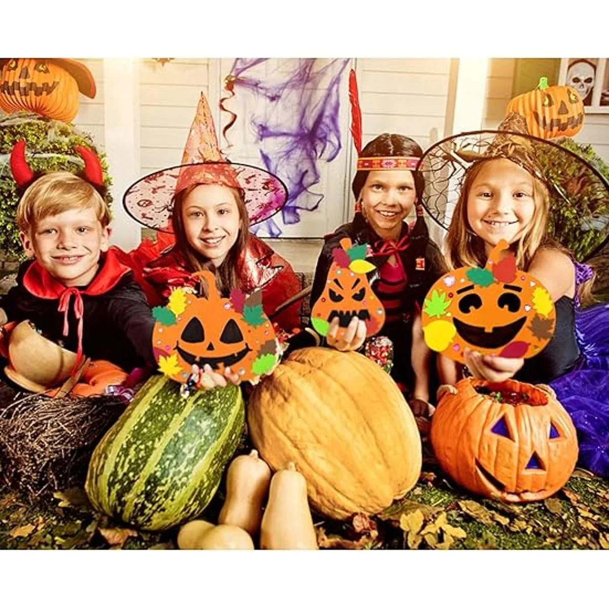 40 piezas de espuma de Halloween kit de manualidades de