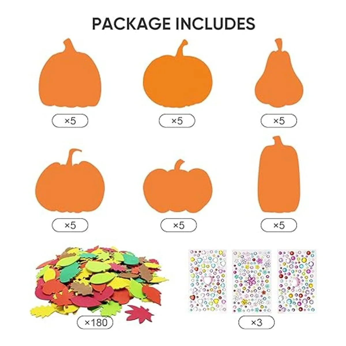 Juego de 30 piezas de espuma de Halloween para