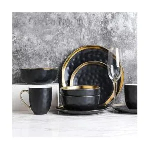 Stone Lain Vajilla de porcelana de 16 piezas servicio_2