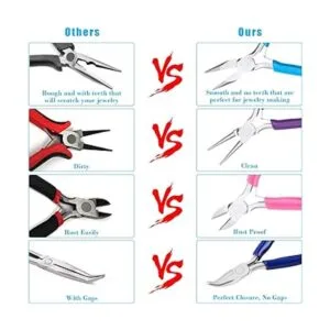 Shynek Alicates de joyería kit de herramientas para