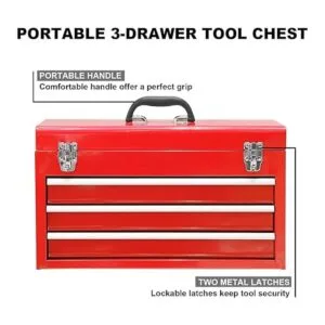 BIG RED ANTBD133XB Torin Caja de herramientas portátil de