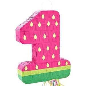 Piñata de sandía para niños 1er fiesta de cumpleaños_3