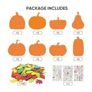 40 piezas de espuma de Halloween kit de manualidades de