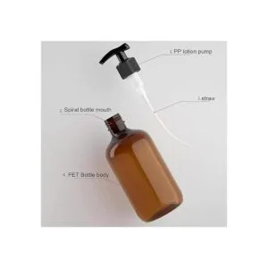 Mochiglory Botellas de bomba de loción vacía de gran