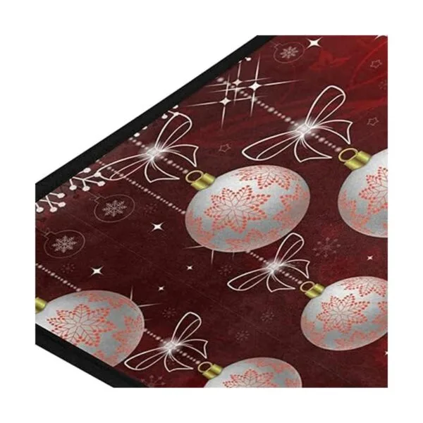 Tapete de Navidad para el piso de la cocina de invierno