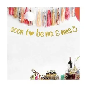 Soon To Be Mr Mrs Banner Cartel para despedida de_2