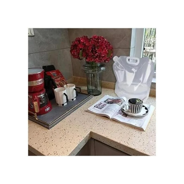 Bolsa plegable de agua de 1.3 galones sin BPA jarra de_5