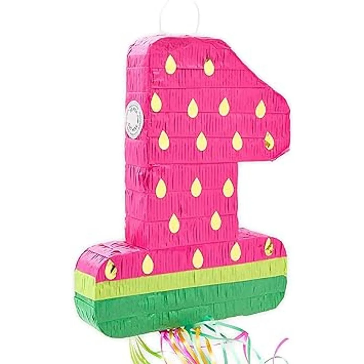 Piñata de sandía para niños 1er fiesta de cumpleaños_4