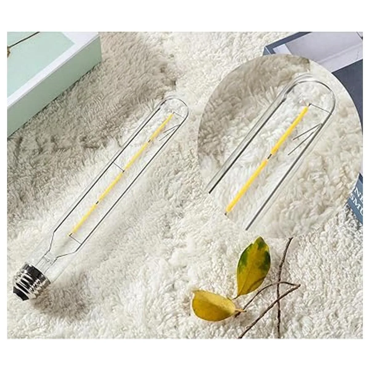 LEOOLS Bombillas largas LED T10 bombilla tubular