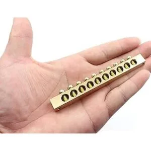 LBY 4 barras de tierra de cobre de 3.9 x 0.3 x 0.6 in 10_2