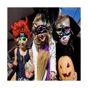 Kit de 30 máscaras de Halloween para raspar arco iris kit_2