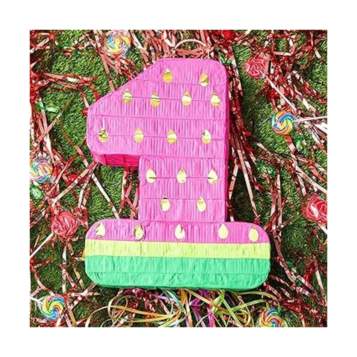 Piñata de sandía para niños 1er fiesta de cumpleaños_2