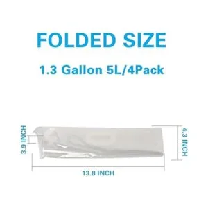 Bolsa plegable de agua de 1.3 galones sin BPA jarra de_3