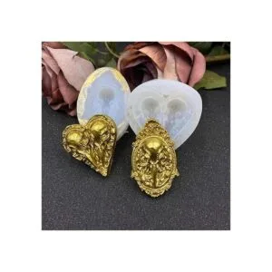 ResinPro Juego de 2 moldes de resina de silicona con