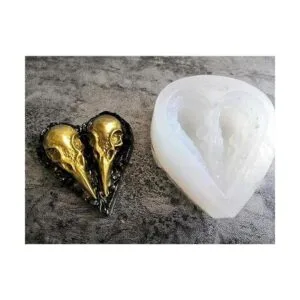 ResinPro Juego de 2 moldes de resina de silicona con