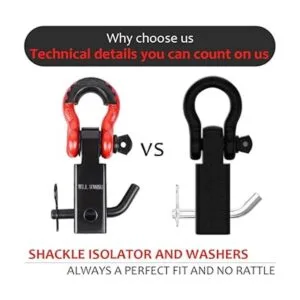 AUTOBOTS Receptor de enganche de remolque de 2 pulgadas_5