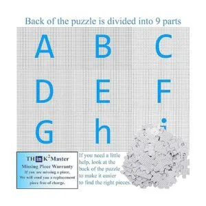 Think2Master Rompecabezas colorido de 100 piezas de mapa_3