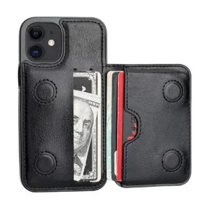 KIHUWEY Funda protectora para iPhone 12 Mini con soporte_1
