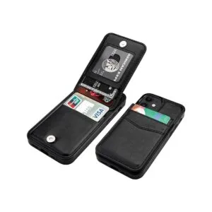 KIHUWEY Funda compatible con iPhone 12 Mini con soporte_1