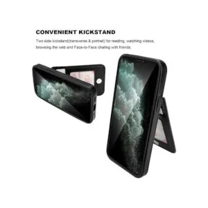 KIHUWEY Funda compatible con iPhone 12 Mini con soporte_5