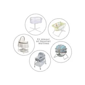 TILLYOU Set de 2 sábanas de punto de jersey para moisés_5