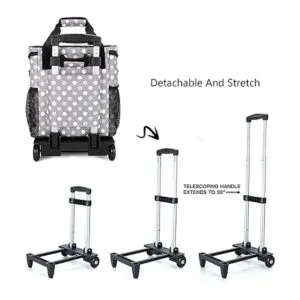 Luxja Bolsa con ruedas para álbumes de recortes bolsa_5