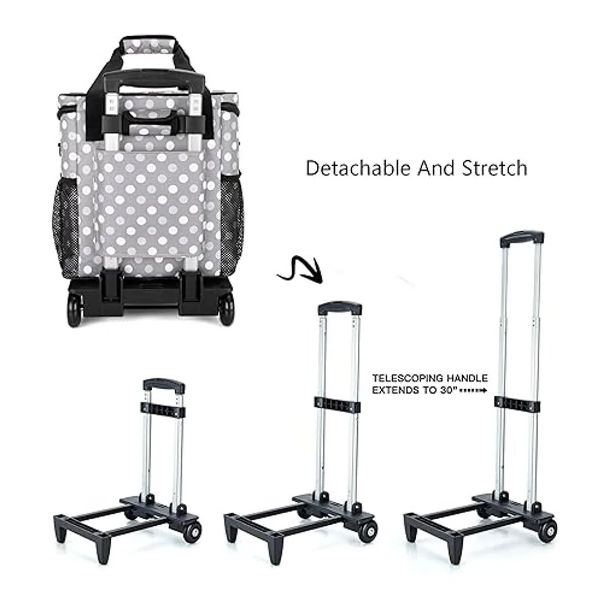 Luxja Bolsa con ruedas para álbumes de recortes bolsa_5