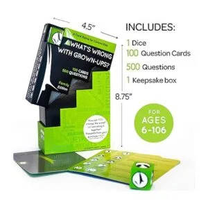 Authentic Agility Juego de cartas de 500 preguntas para_6
