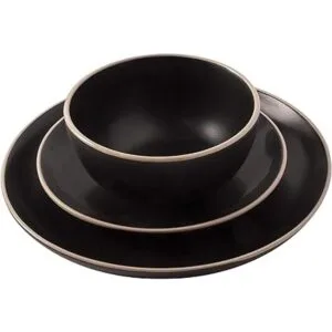 Gibson Home Rockaway Juego de vajilla redonda de cerámica_3