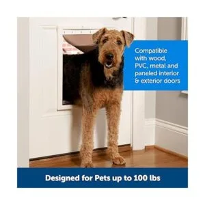 Puerta para mascotas PetSafe plástico con solapa suave de_3