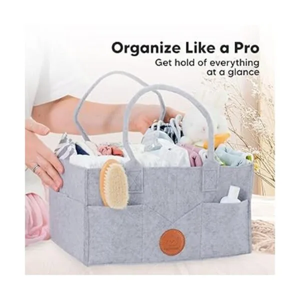 Organizador de pañales para bebé organizador grande para_4